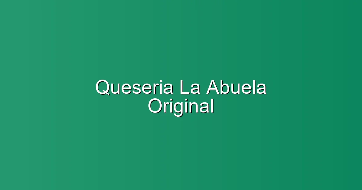 Queseria La Abuela Original en Les Alqueries: Quesería